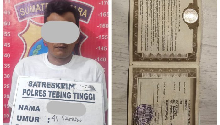 Jatanras Elang Sakti Polres Tebing Tinggi Amankan Terduga Pelaku Penggelapan Sepeda Motor