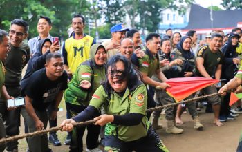 Makin Seru! Balap Karung dan Egrang Meriahkan HUT ke-81 RI di Pematangsiantar