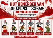 HUT ke-81 Kemerdekaan RI, Punguan Si Raja Panggabean Kota Tebing Tinggi Gelar Perlombaan
