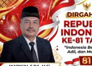 Momen HUT ke-81 Kemerdekaan RI, Kepala SMAN 1 Dolok Batunanggar, Warkum SPd MSi Ajak Tingkatkan Mutu Pendidikan