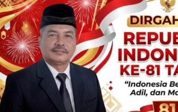 Momen HUT ke-81 Kemerdekaan RI, Kepala SMAN 1 Dolok Batunanggar, Warkum SPd MSi Ajak Tingkatkan Mutu Pendidikan