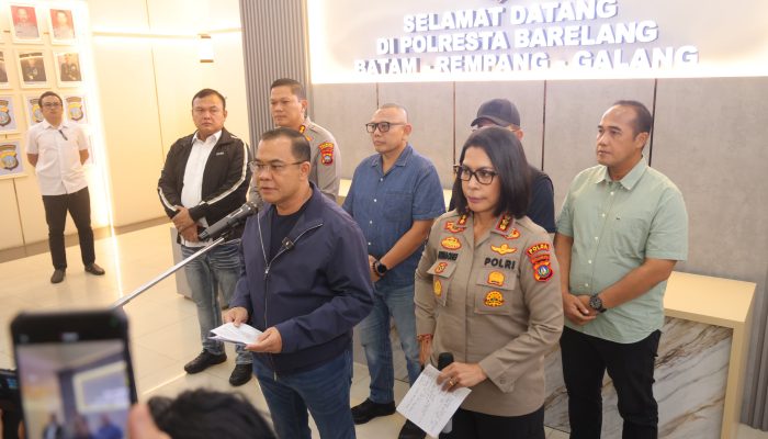 TIM GABUNGAN BARESKRIM POLRI, POLDA KEPRI DAN POLRESTA BARELANG TINDAK PERJUDIAN KASINO DI 9 STAGE BATAM, 197 ORANG DIAMANKAN