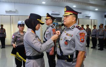 Kapolres Tebingtinggi Pimpin Sertijab Wakapolres, Kompol M. Haris Sihite Gantikan Kompol Rudi Syahputra