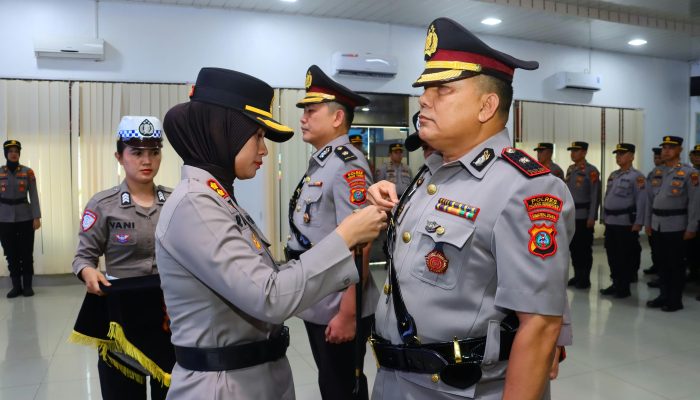Kapolres Tebingtinggi Pimpin Sertijab Wakapolres, Kompol M. Haris Sihite Gantikan Kompol Rudi Syahputra