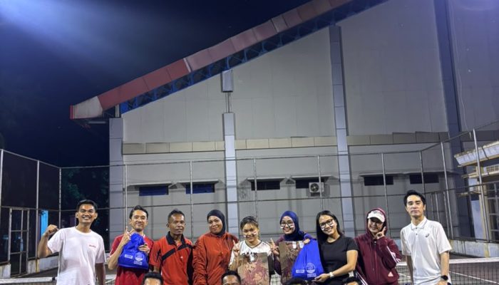 Kicau Tennis Mania Tebing Tinggi Gelar Fun Match, Semarakkan HUT Kemerdekaan RI ke-81