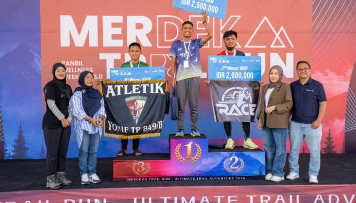 Panbil Nature Reserve Suguhkan Jalur Ekstrim & Pedas, Peraih Podium Juara 1 Pria Merdeka Trail Run Capai Garis Finish Hanya Dengan Waktu 42 Menit!