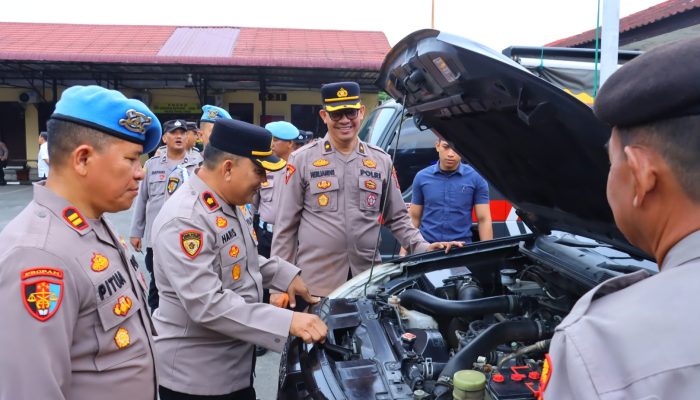 Polres Tebing Tinggi Gelar Apel Kesiapan Penanganan Karhutla