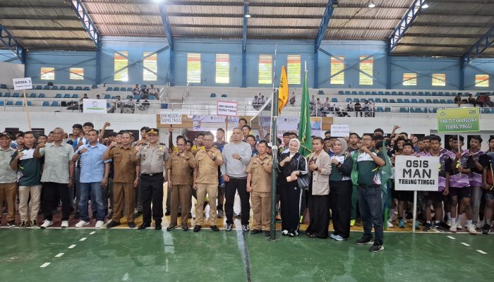 TURNAMEN BOLA VOLI IGORNAS CUP II KOTA TEBING TINGGI RESMI DIMULAI, 20 TIM SMA BEREBUT PRESTASI