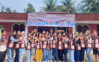 KKN Unimed 2026 Edukasi “Isi Piringku” Bersama PKK dan Posyandu Desa Durin Tonggal untuk Tingkatkan Pengetahuan Gizi Masyarakat