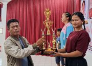 Sasana SMPN 2 Tapian Dolok Juara 3 di Kejurcab Wushu Sanda Simalungun