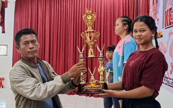 Sasana SMPN 2 Tapian Dolok Juara 3 di Kejurcab Wushu Sanda Simalungun