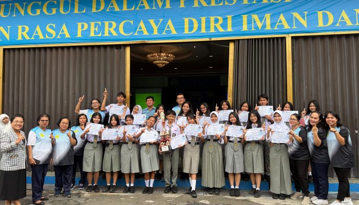 SMA Sultan Agung Pematangsiantar Juara Senam Nusantara Piala Ketua DPRD Pematangsiantar