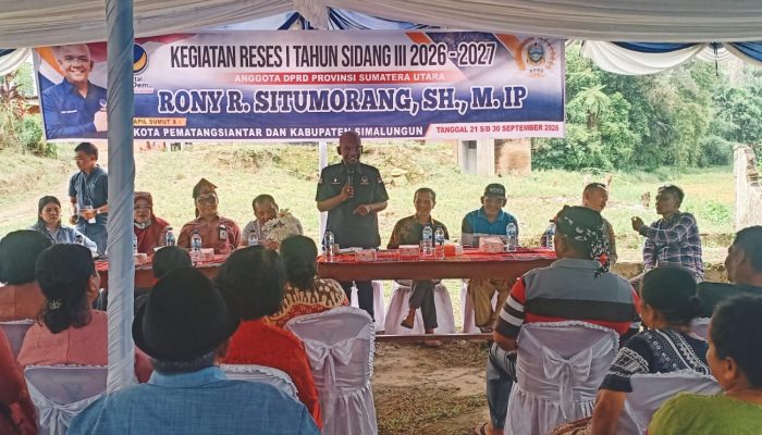 Rony Situmorang Gandeng Bank Sumut Sosialisasikan KUR Bantu Permodalan Petani