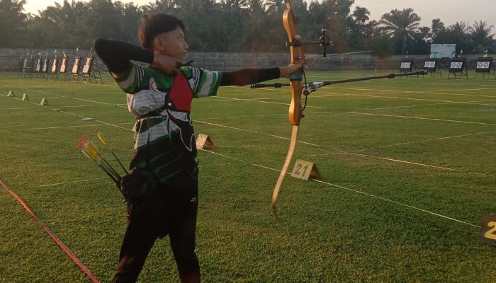 M. DJAKI DZAKWAN, SISWA MAN TEBING TINGGI JUARA SELEKSI PANAHAN SUMUT DAN LOLOS KEJURNAS