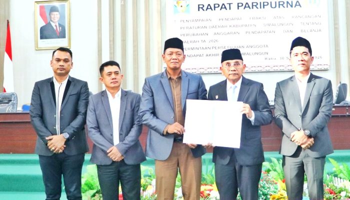 Tujuh Fraksi DPRD Setujui Ranperda P-APBD 2026, Bupati Simalungun Tekankan Anggaran Harus Beri Manfaat Nyata bagi Masyarakat