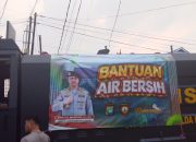 POLDA KEPRI GERAK CEPAT BANTU ATASI GANGGUAN AIR BERSIH WARGA SAMBAU