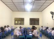 289 Siswa Kelas XII SMKN 1 Siantar, Kabupaten Simungun mengikuti gladi bersih menjelang pelaksanaan Tes Kemampuan Siswa (TKA) tahun 2026.