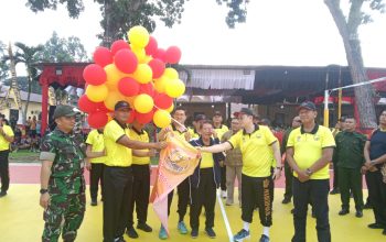 Open Turnamen Bola Voli Dibuka, PTPN IV Menang atas Bank BNI Medan 3-2 di Laga Pembuka