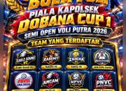 Turnamen Bola Voli Piala Kapolsek Dobana Cup 1 akan Digelar, 20 Tim Berlaga