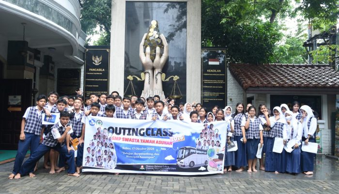 Ratusan Siswa SMP Swasta Taman Asuhan Pematangsiantar Ikuti Outing Class ke Museum Negeri dan Rahmat Gallery