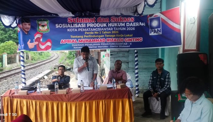 Sosialisasi Produk Hukum Daerah Kota Pematangsiantar Tahun 2026 oleh Aprial Muhammad Rizaldi Ginting: Perlindungan Tenaga Kerja Lokal