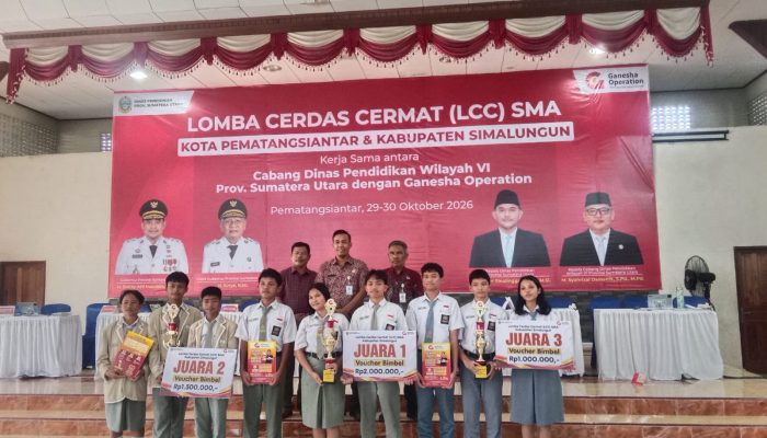 SMAN 1 Girsang Sipangan Bolon Juara 1 LCC Berbasis Digital Tingkat SMA se-Simalungun